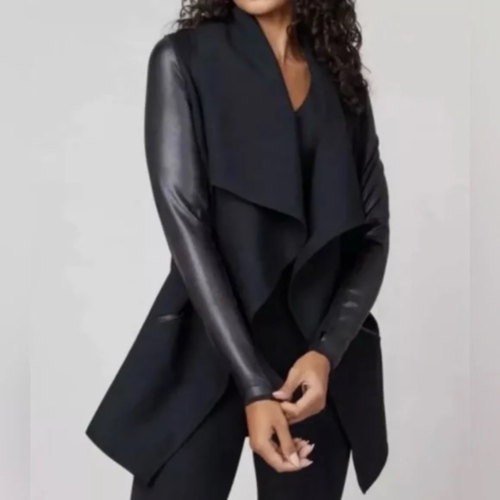 SPANX Black Waterfall Blazer